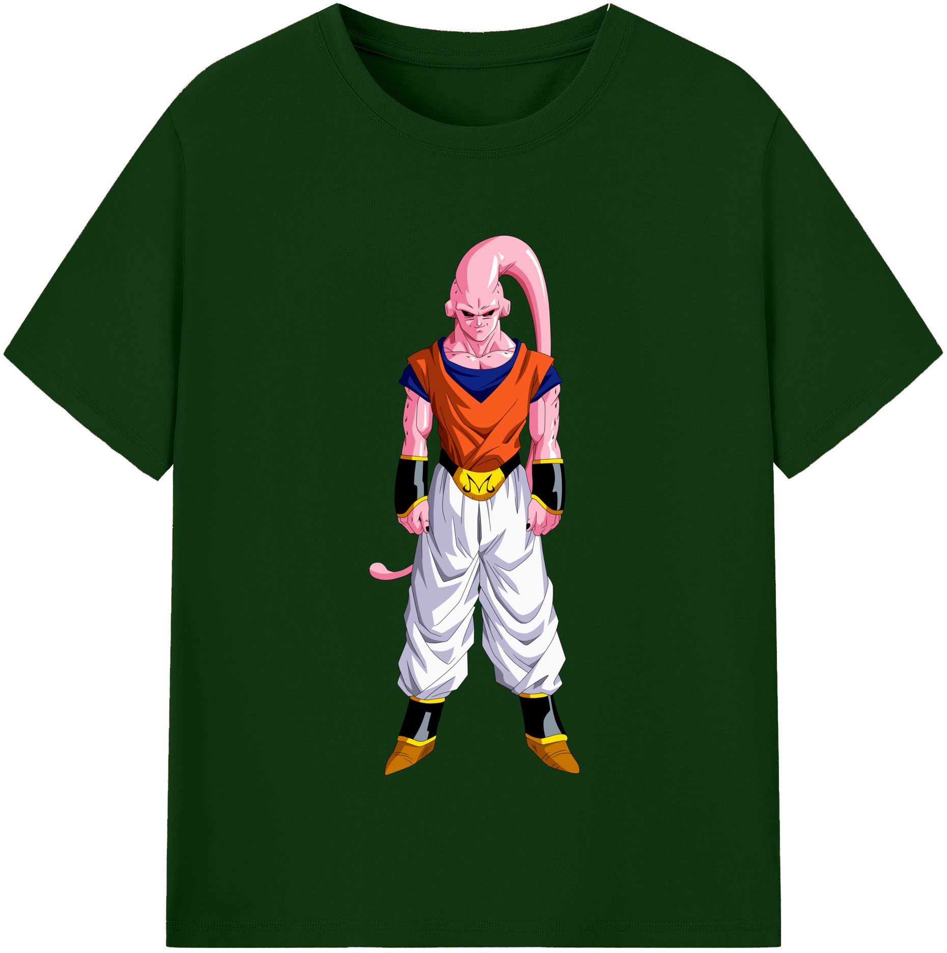 （画像用） ドラゴンボール 魔人ブウ DRAGON BALL Majin Buu 綿100％半袖Tシャツ（フロントプリント）